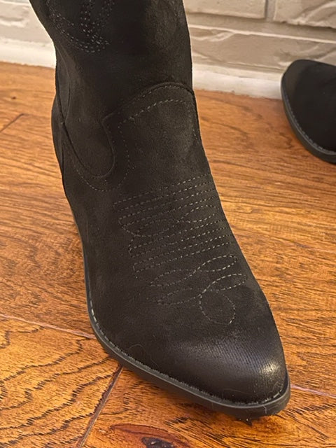 The Janice Boot (Black) - Delta Swanky Girl