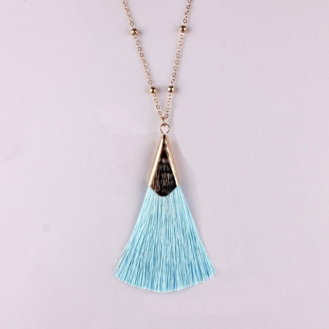 The Spirit Necklace (Powder Blue) - Delta Swanky Girl