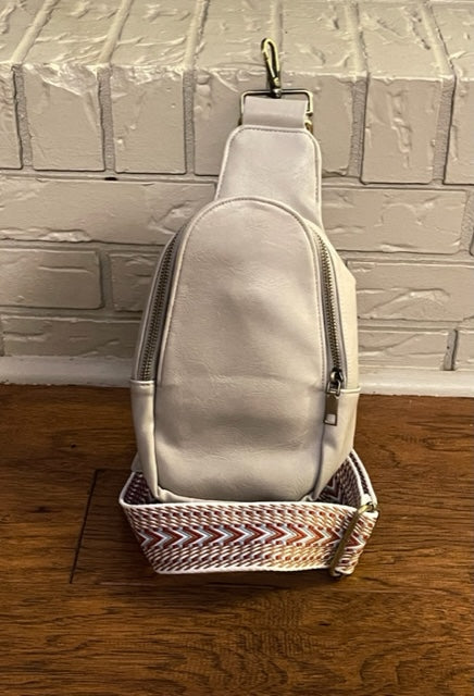 Boho Bum Bag - Cream - Delta Swanky Girl