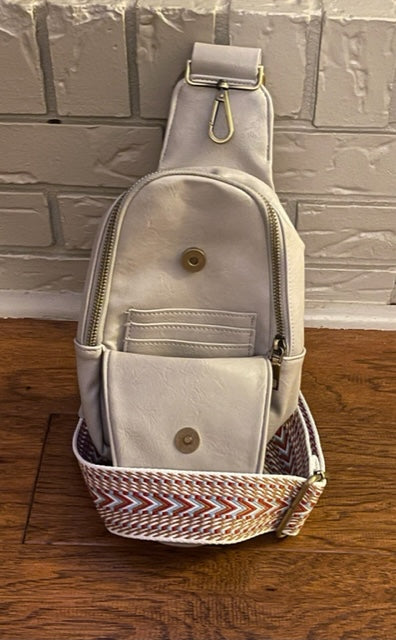 Boho Bum Bag - Cream - Delta Swanky Girl
