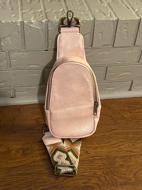 Boho Bum Bag - Pink - Delta Swanky Girl