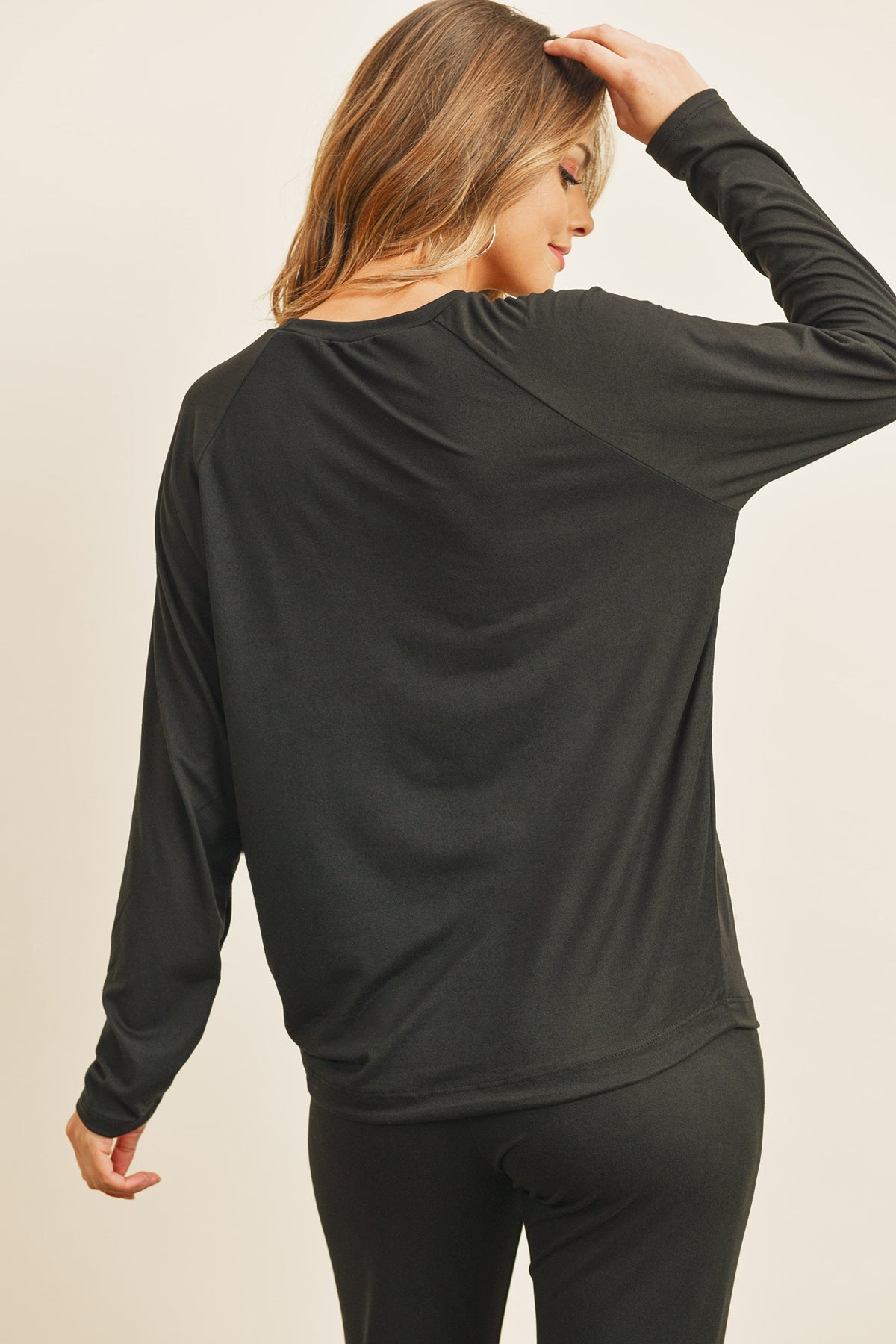 Wild Willow Jogger Set (Black) - Delta Swanky Girl