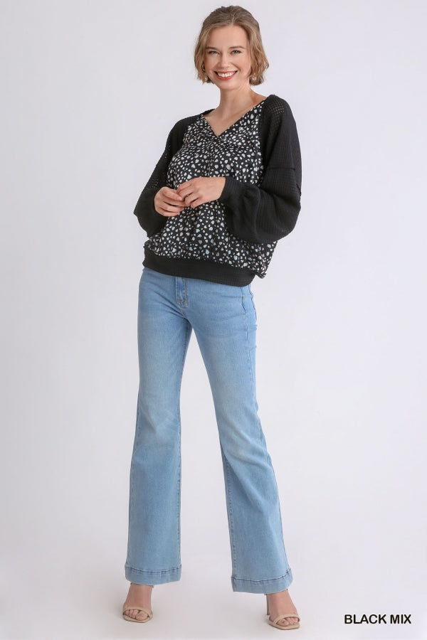 Perfect Beginnings Top (Black) - Delta Swanky Girl
