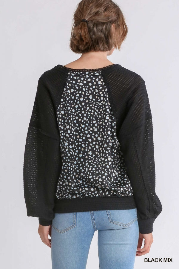Perfect Beginnings Top (Black) - Delta Swanky Girl