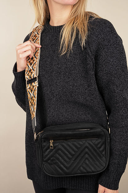 Willow Crossbody Bag - Black/Sierra