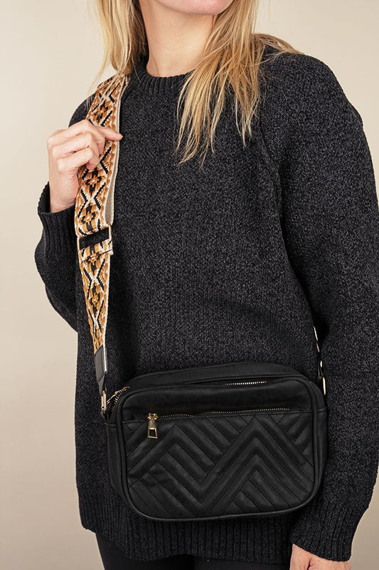 Willow Crossbody Bag - Black/Sierra