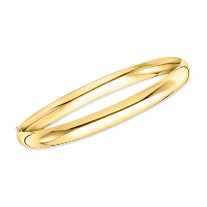Thin Polished Hinge Bracelet - Delta Swanky Girl