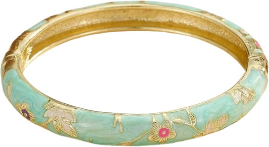 Girls Cloisonne Enamel Bangle Bracelet