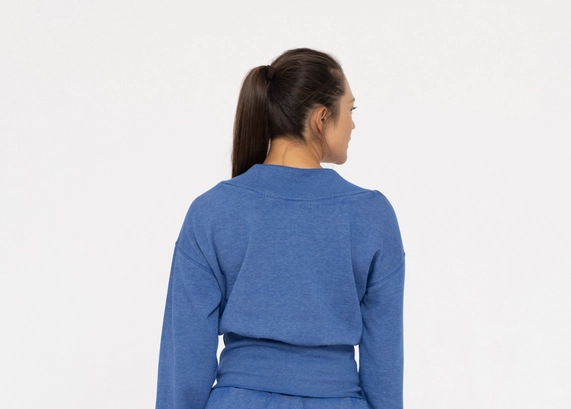 Off Duty Fleece Jogger Set - Blue