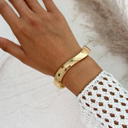 GiGi Wave Hinge Bracelet - Delta Swanky Girl