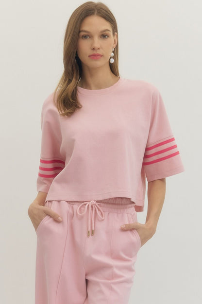 Change Of Heart Pant Set - Pink - Delta Swanky Girl
