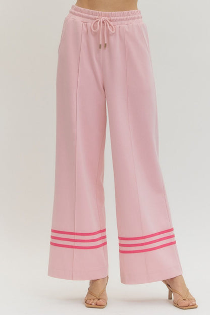 Change Of Heart Pant Set - Pink - Delta Swanky Girl