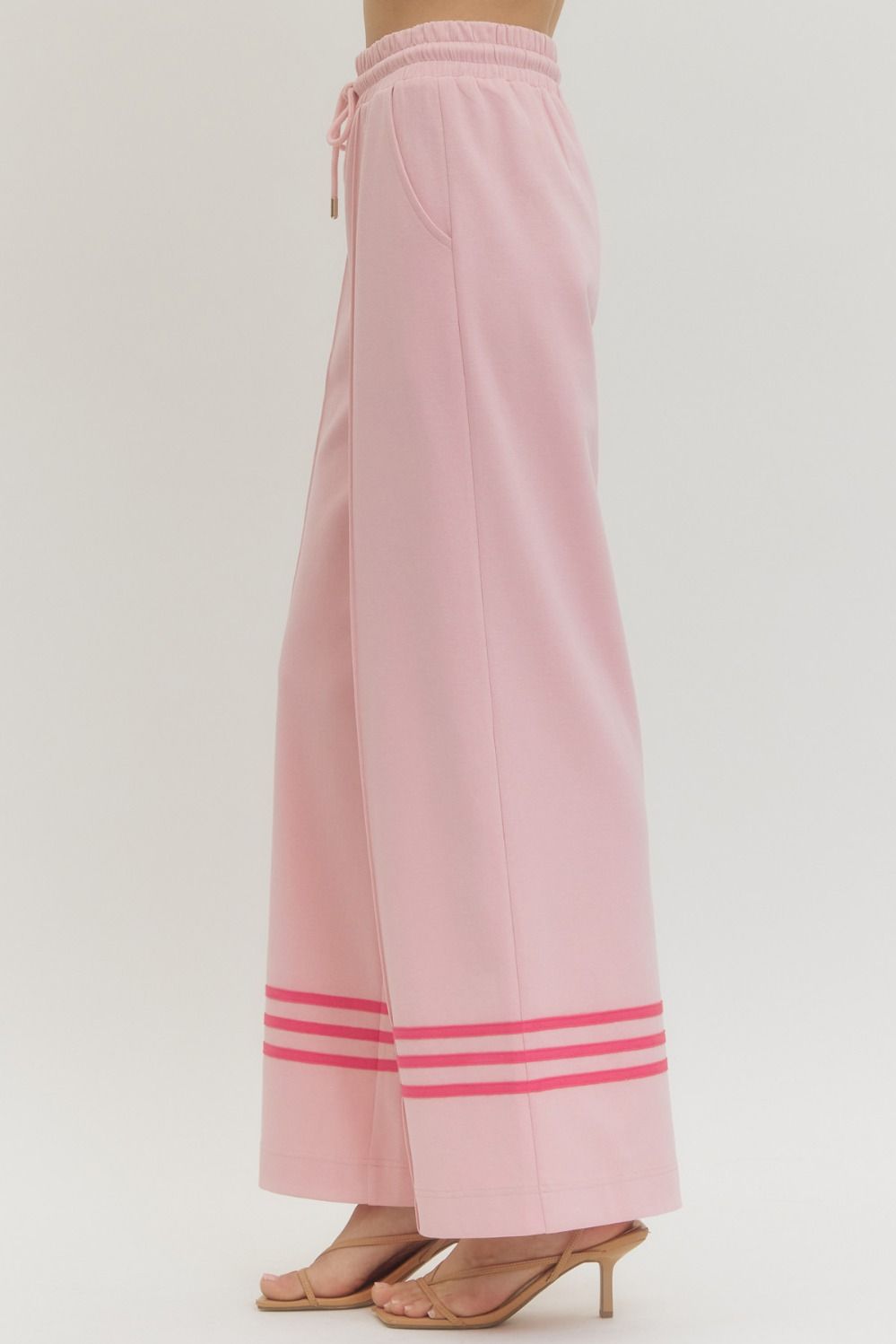 Change Of Heart Pant Set - Pink - Delta Swanky Girl