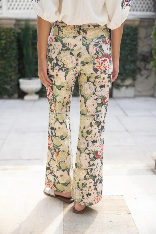 Cicely Floral Print Pants - Delta Swanky Girl