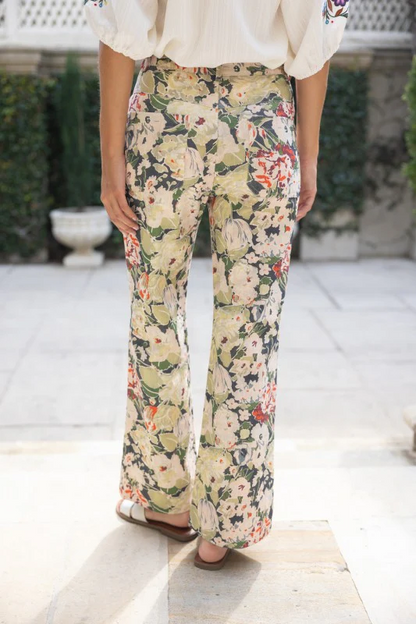 Cicely Floral Print Pants - Delta Swanky Girl