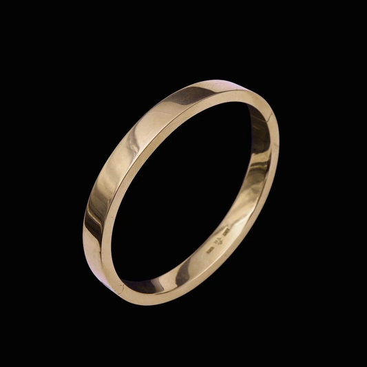 Flat Oval Hinge Bracelet