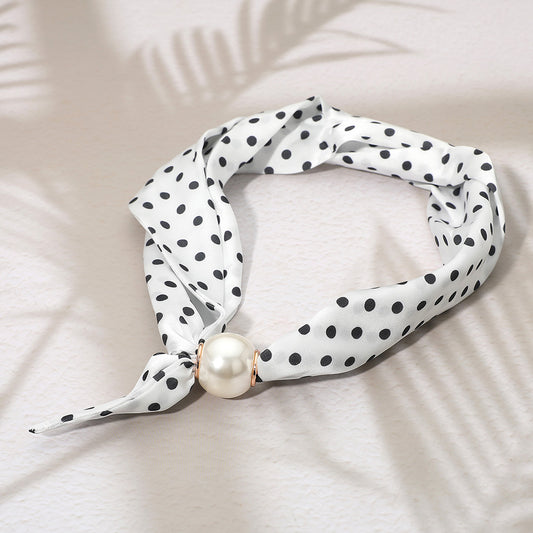 Pearl Scarf Necklace - Delta Swanky Girl