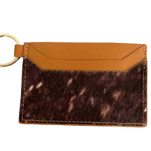 Bailey Hairon Credit Card Holder Keychain - Delta Swanky Girl