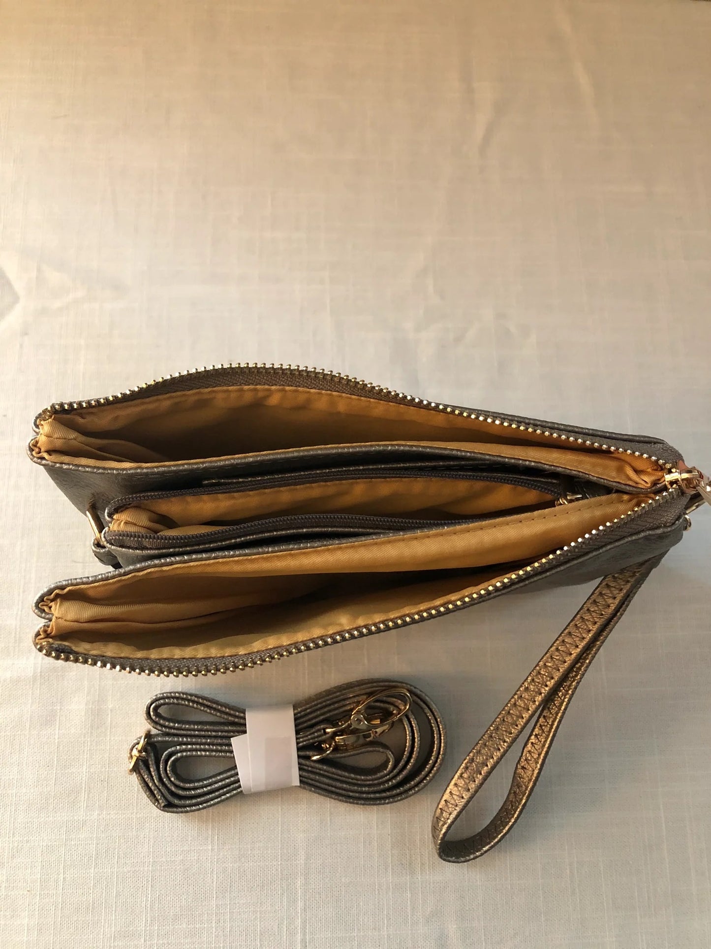 The Perfect Crossbody Clutch (Pewter)