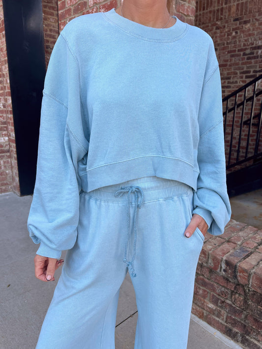 Santa Maria Pant Set - Icy Blue