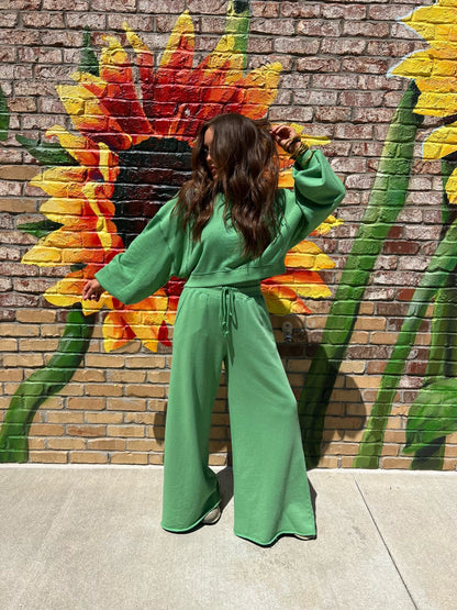 Santa Maria Pant Set - Field Green