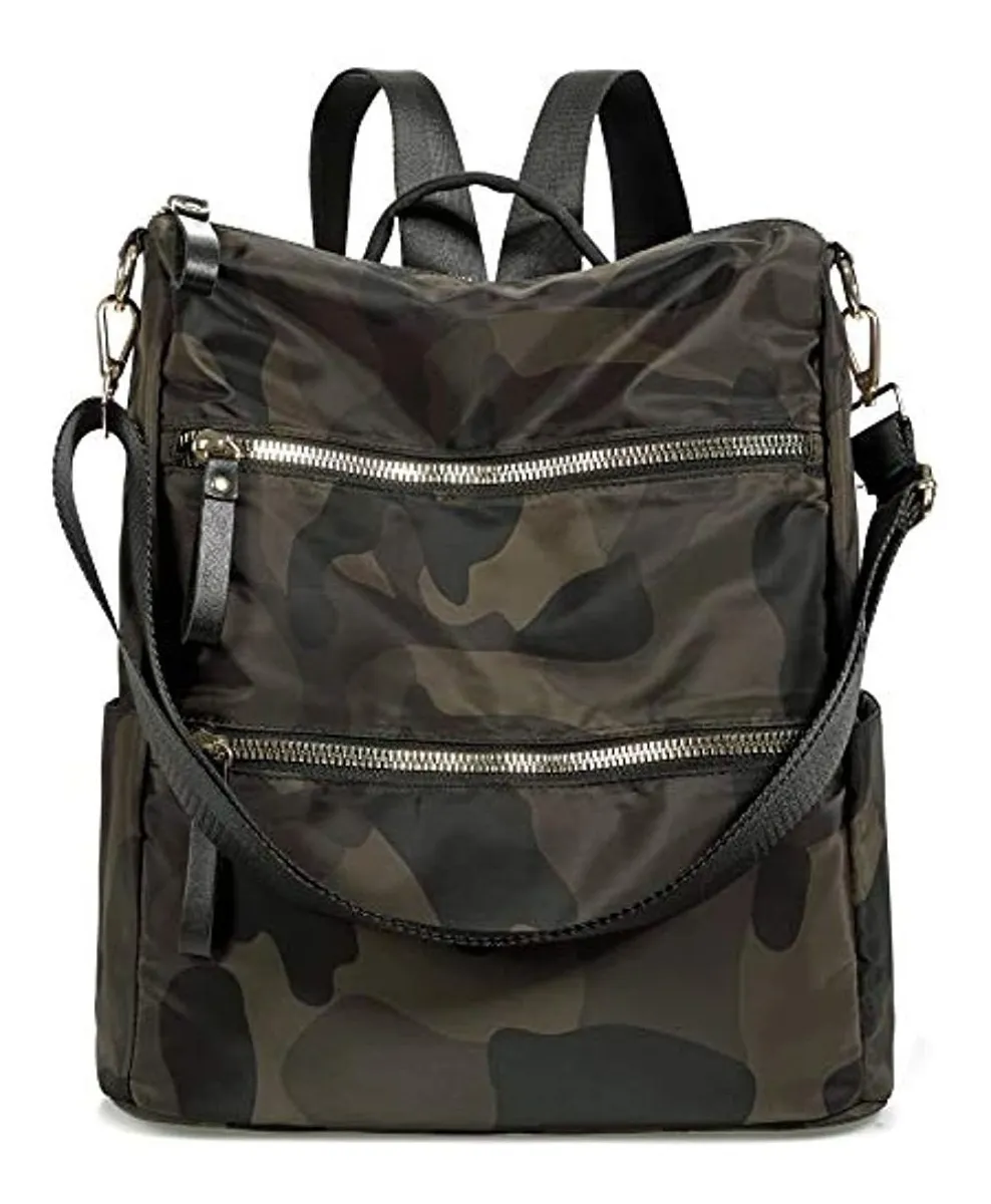 Allie Nylon Backpack - Camo - Delta Swanky Girl