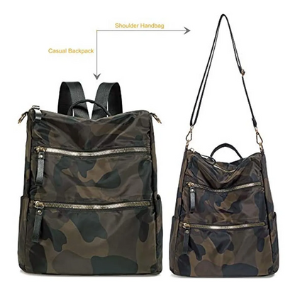 Allie Nylon Backpack - Camo - Delta Swanky Girl