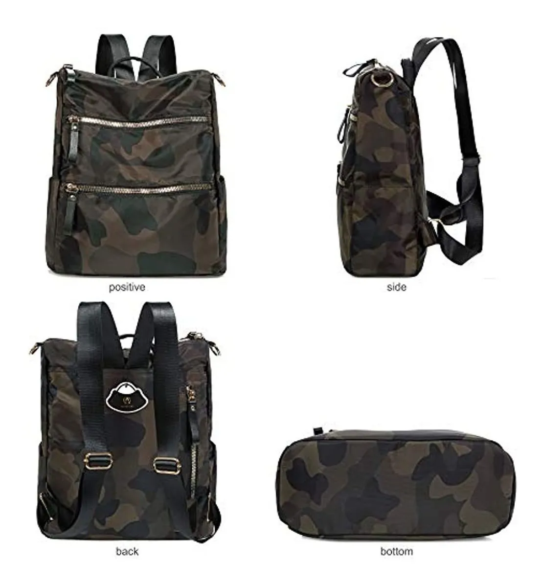 Allie Nylon Backpack - Camo - Delta Swanky Girl