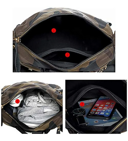 Allie Nylon Backpack - Camo - Delta Swanky Girl
