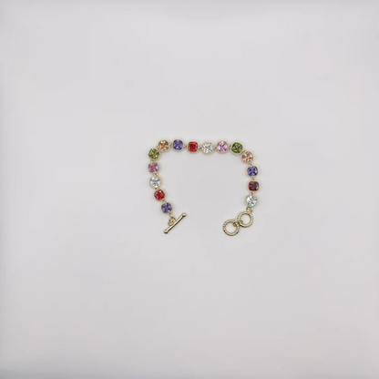 Square Stone Evening Toggle Bracelet - Delta Swanky Girl