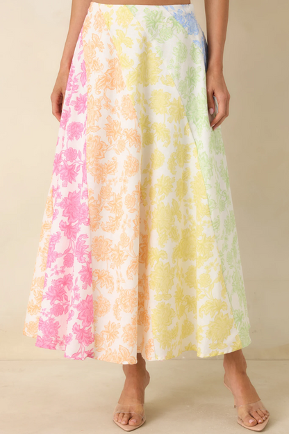 Lennon Garden Midi Skirt - Delta Swanky Girl