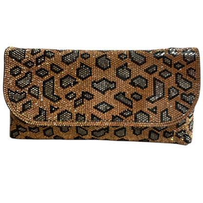 Copacabana Sparkling Evening Clutch - Leopard