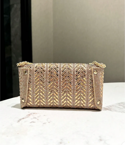 Copacabana Sparkling Evening Clutch - Gold