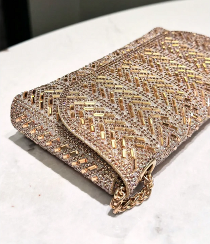 Copacabana Sparkling Evening Clutch - Gold