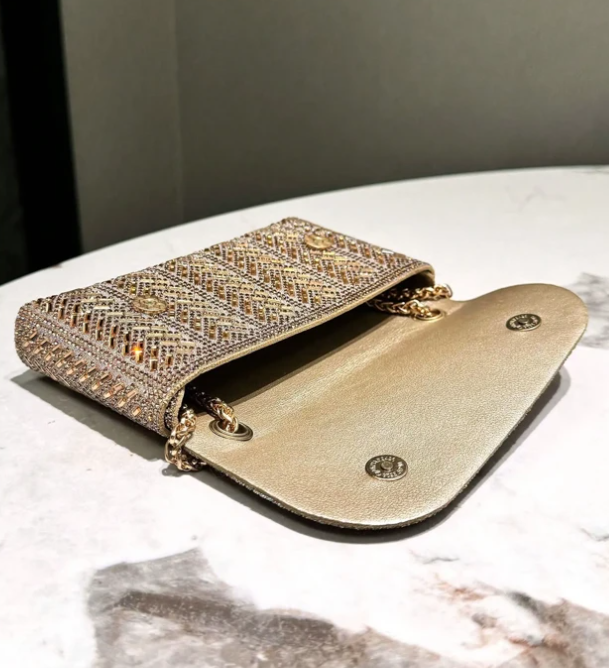 Copacabana Sparkling Evening Clutch - Gold