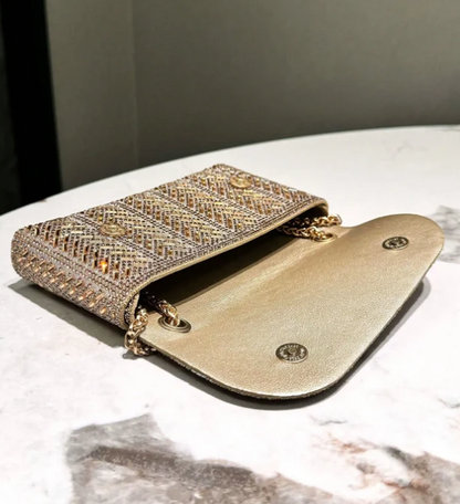 Copacabana Sparkling Evening Clutch - Gold