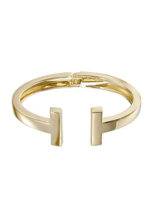 T Square Spring Hinge Bangle - Delta Swanky Girl