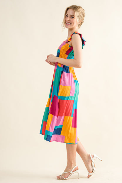 Rio Square Block Dress