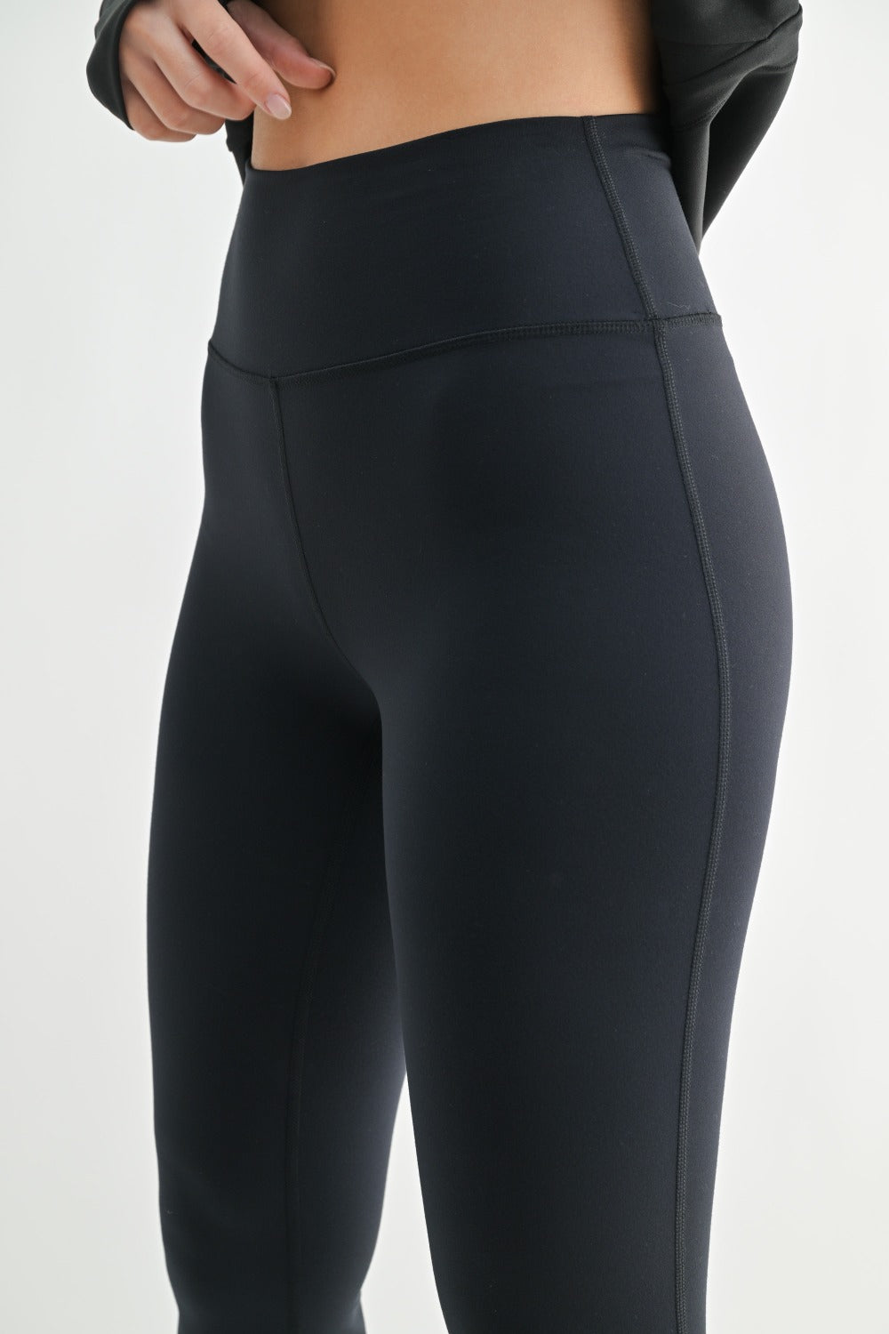 Hyperluxe High Waist Flare Legging - Black
