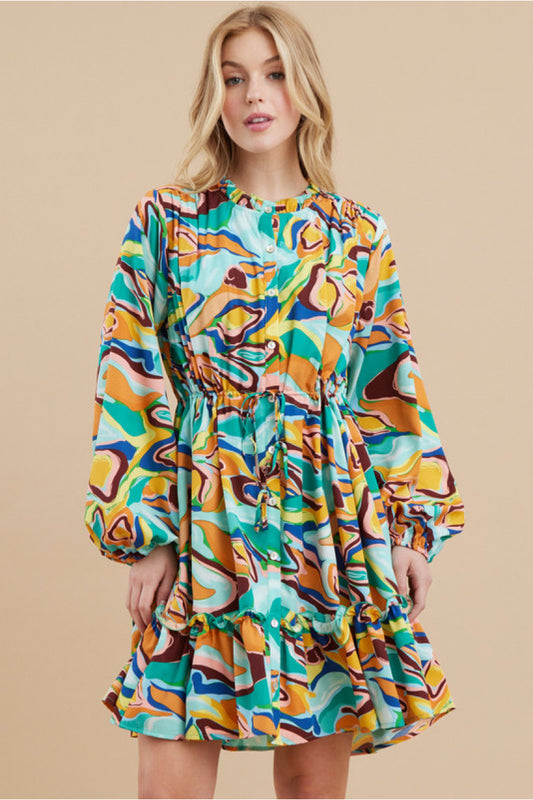 All My Life Abstract Dress