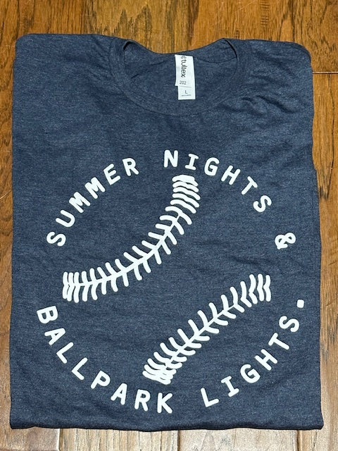 Ballpark Lights Graphic Tee (Baseball)