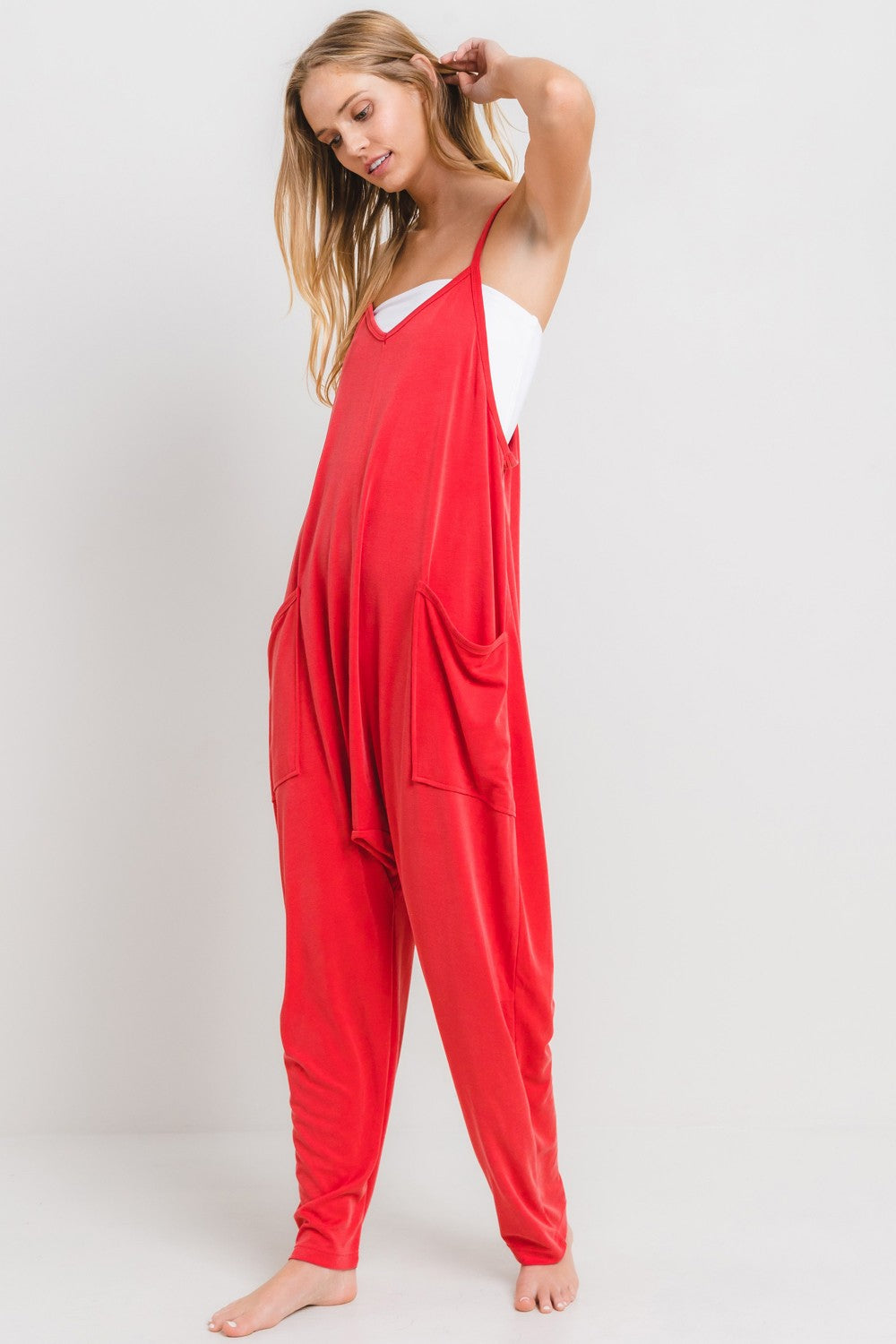 Day In The Life Jumpsuit (Red)