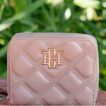 Tanna Quilted Wallet - Pearl - Delta Swanky Girl