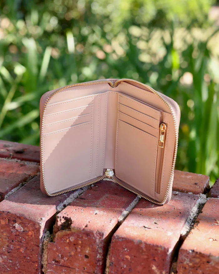 Tanna Quilted Wallet - Pearl - Delta Swanky Girl