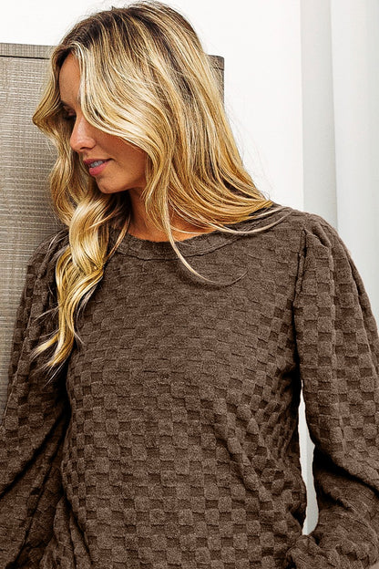 Above The Fray Top (Mocha)