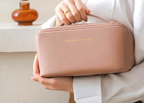 Vintage Cosmetic Bag (Pink)