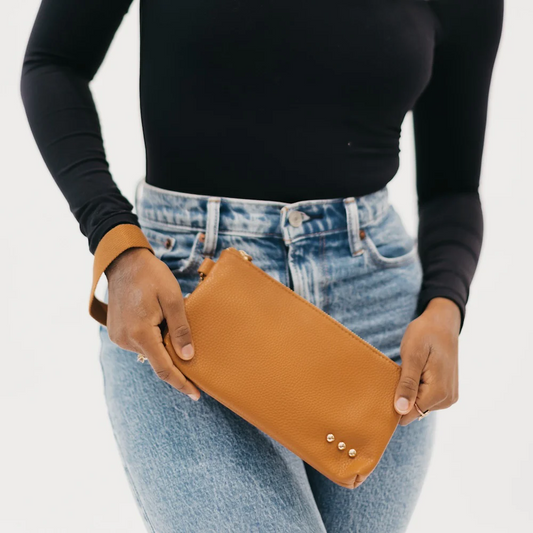 CoCo Card Holder Clutch Bag - Brown - Delta Swanky Girl