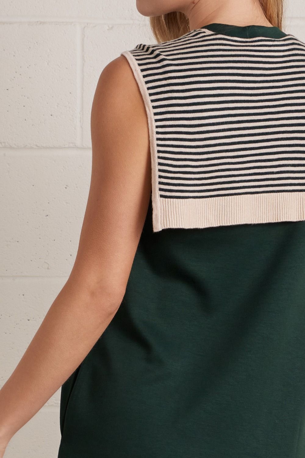 Clubhouse Faux Shoulder Sweater Dress