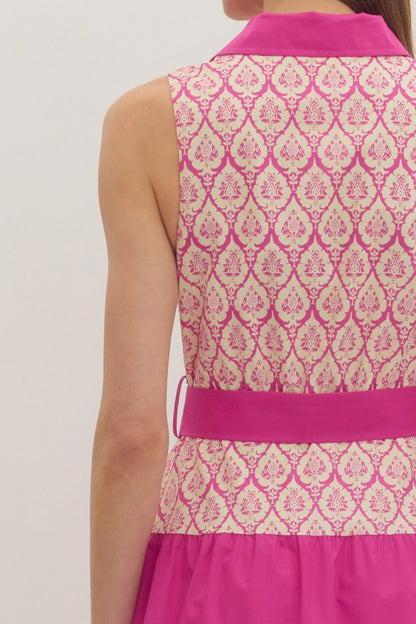Maisie Tiered Midi Dress - Delta Swanky Girl