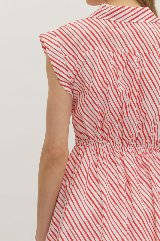 Salsa Brunch Striped Dress - Delta Swanky Girl